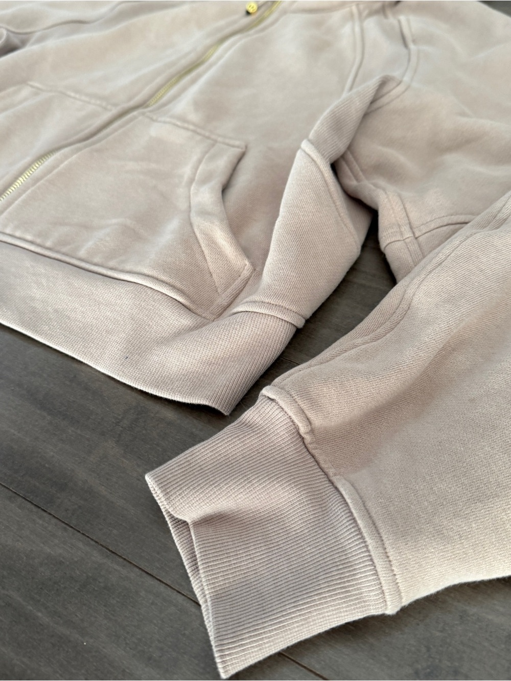 Lululemon Crop Hoodie Gold accent - Picture 2 of 7
